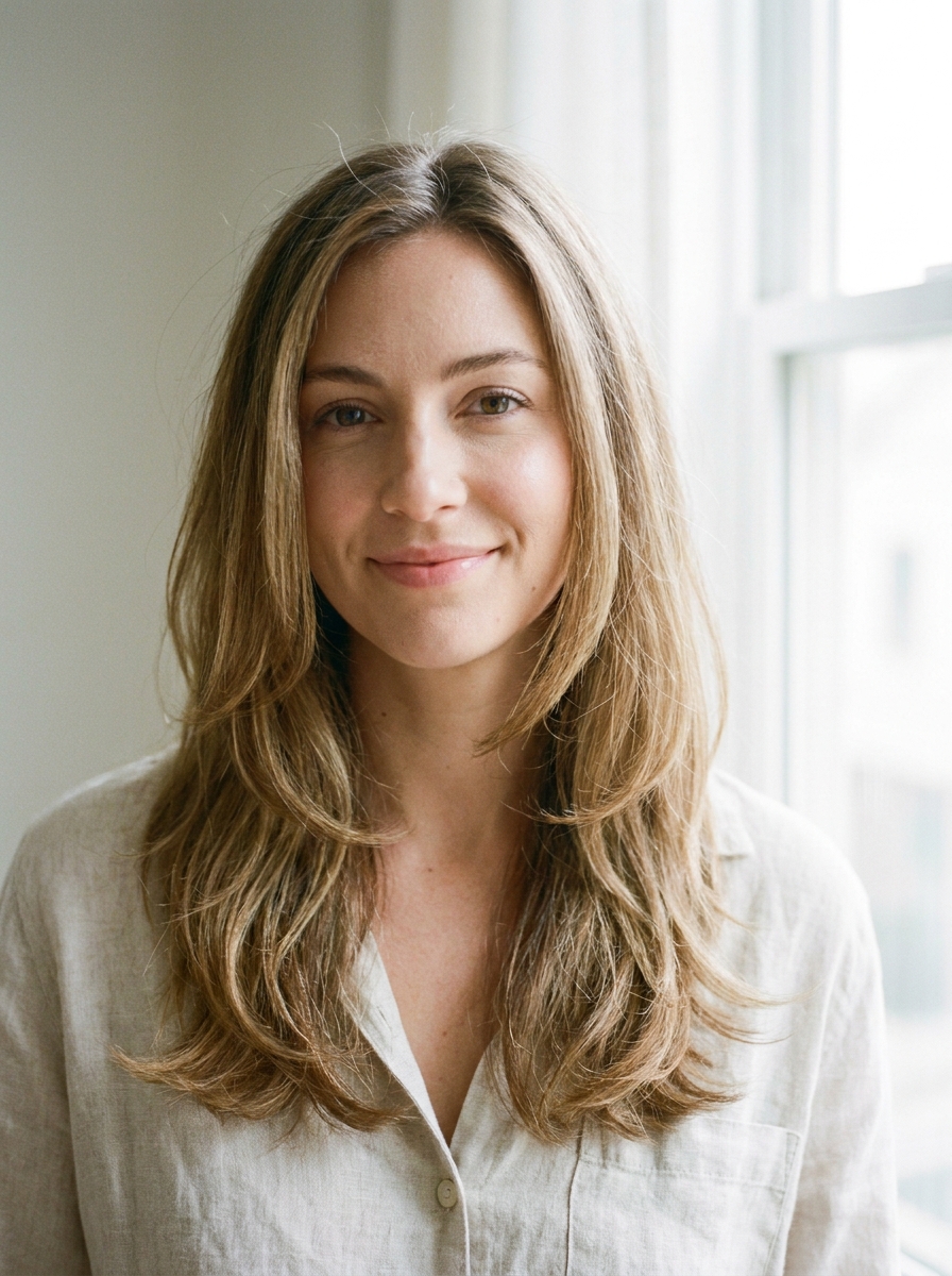 Modern Natural Blowout als Blowout Hairstyles Inspiration 2026